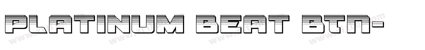 Platinum Beat BTN字体转换